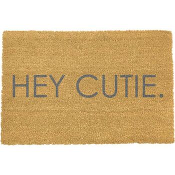 Hey Cutie Print Doormat, 3 of 4