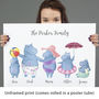 Personalised Hippo Family Art, thumbnail 7 of 7