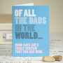 Rude And Funny Card For Dad, thumbnail 1 of 3