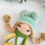 Handmade Crochet Dolls With Lemon Shaped Bag, thumbnail 6 of 12