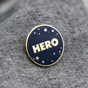 Hero Enamel Pin Badge, 10 of 12