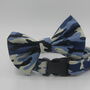 Blue Camouflage Dog Bow Tie, thumbnail 2 of 4