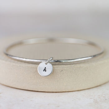 Sterling Silver Dinky Charm Bangle, 2 of 7