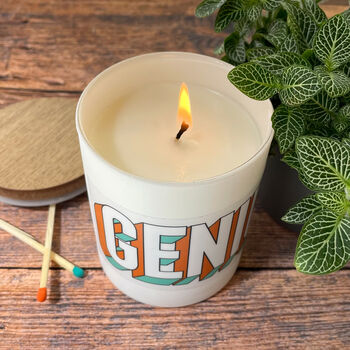 Personalised Genius Graduation Candle Gift, 7 of 7