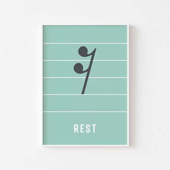 Note Rest Print | Semiquaver Note, 5 of 10