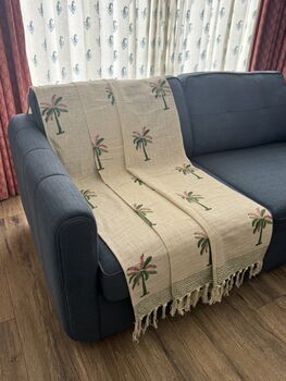 Block Printed Colourful Cotton Sofa Throw, 9 of 12