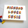Personalised Lover's Building Block Card, thumbnail 1 of 2