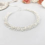 Gold Or Silver Baby's Breath Gypsophila Hair Vine, thumbnail 3 of 8