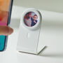 Personalised Photo Desk Stand iPhone Mag Safe Dock, thumbnail 1 of 12