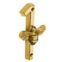 Solid Brass Bee Numbers In Brass Finish Four Inch, thumbnail 2 of 10