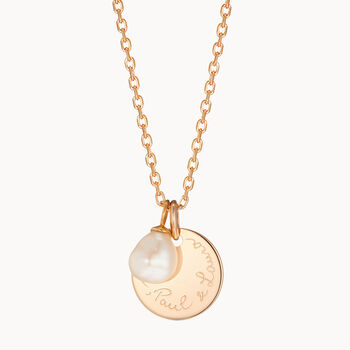 Personalised Pearl Drop Necklace, 5 of 7