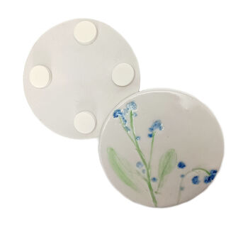 Forget Me Not Ceramic Coaster, 4 of 12