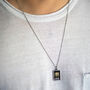Men's Personalised Initial Tag Necklace, thumbnail 6 of 12