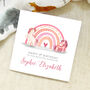 Personalised Unicorn And Rainbow Any Age Birthday Card, thumbnail 1 of 2