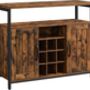 Buffet Table With Bottle Holder And Two Door Cupboard, thumbnail 6 of 6