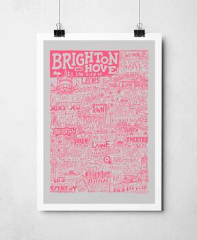 Brighton And Hove Landmarks Print, 3 of 11