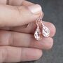 Rose Gold Filigree Earrings, thumbnail 6 of 8