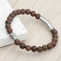 Personalised Men's Wooden Buddha Bracelet, thumbnail 1 of 7