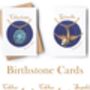 Personalised Birthstone Charm Birthday Card, thumbnail 2 of 4