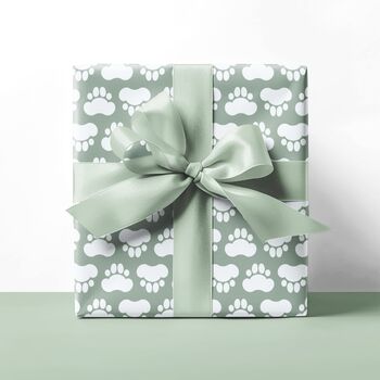 Paw Prints Gift Wrapping Paper – Adorable And Eco Friendly, 6 of 11