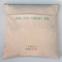 Personalised New Baby Or Christening Cushion, thumbnail 8 of 9