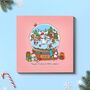 Cute Christmas Snow Globe Card | Winter Wonderland Christmas Card, thumbnail 1 of 4