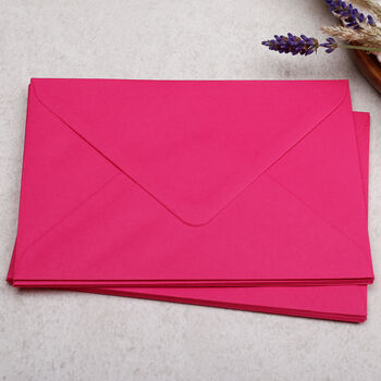 Personalised Pink Heart Note Cards A6 Notecard Set, 4 of 5