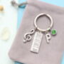 Personalised Piano Keyring Keyboard, Music Teacher Gift, thumbnail 4 of 10