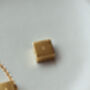 Square Pendant Initial Necklace Gold Vermeil / Sterling Silver, thumbnail 3 of 3