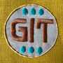 Git Iron On Clothing Patch, thumbnail 1 of 3