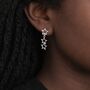 Sterling Silver Cut Out Shooting Star Stud Earrings – 7mm, thumbnail 1 of 4