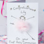 Personalised 3D First Holy Communion Card, thumbnail 1 of 3