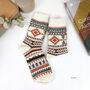 Nordic Wool Socks: Warm Winter Boot Socks, Christmas Stocking Filler, thumbnail 6 of 10