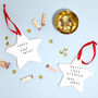 Stamp Your Own Personalised Baubles Kit, thumbnail 1 of 4