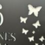 Personalised Butterflies Design House Acrylic Number Sign, thumbnail 3 of 3