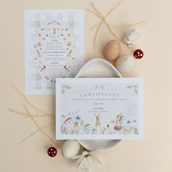 Easter Bunny Personalised Invitation, 6 of 6