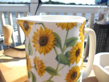 Large Jug In Sunflower Design, 8 of 9