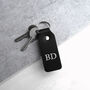Handmade Personalised Initial Leather Keyring, thumbnail 1 of 10
