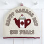 Personalised Canadian Flag Tea Pot Cosy Gift, thumbnail 5 of 9