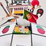 Lisbon/Portugal Themed 3D Birthday Card, thumbnail 1 of 6