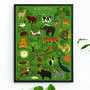 'Animal Alphabet' Art Print, thumbnail 1 of 3