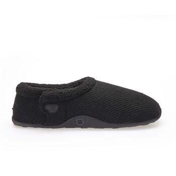 Ant Black Weave Mens Slippers/Indoor Shoes, 3 of 8