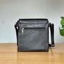 Cross Body Press Stud Bag In Black, thumbnail 2 of 2