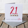 Personalised Milestone Age Birthday Card, thumbnail 2 of 3
