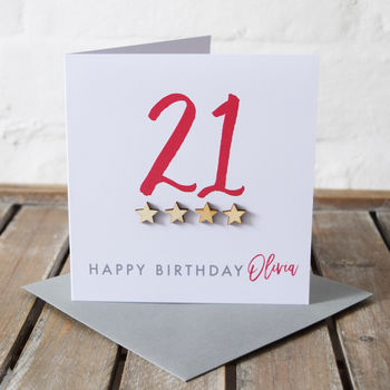Personalised Milestone Age Birthday Card, 2 of 3