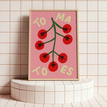 Tomatoes Illustrated Art Print, 8 of 9