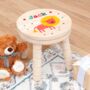 Personalised Kid’s Lion Wooden Stool, thumbnail 2 of 5