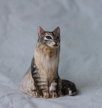 Personalised Hand Sculpted Ceramic Pet Totem Sculpture, 7 of 8