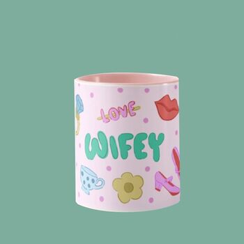 Wifey Coffee Mug – Valentine’s Or Wedding Gift For Her, 6 of 6