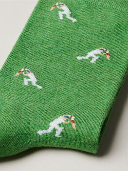 The Cricketer's Giftbox – Luxury Cricket Themed Socks, 4 of 8